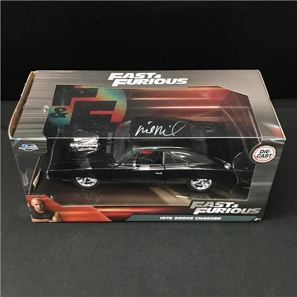 VIN DIESEL SIGNED FAST AND FURIOUS DIE CAST (HOLLYWOOD COA)
