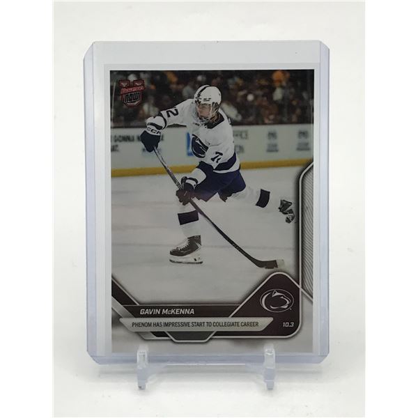 TOPPS GAVIN MCKENNA PENN STATE HOCKEY TRADING CARD