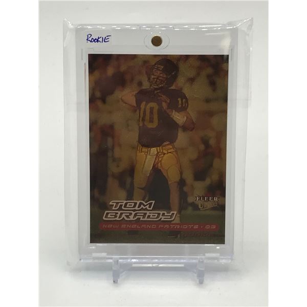 2000 FLEER ULTRA TOM BRADY FOOTBALL TRADING CARD