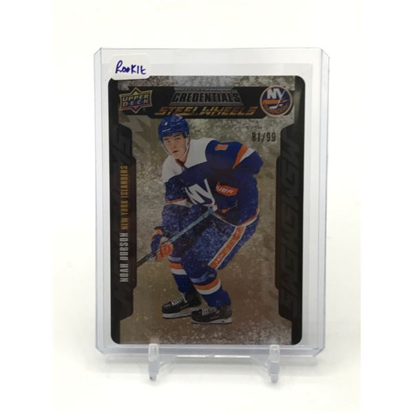 1998-99 UPPER DECK NATE SCHMIDT ROOKIE HOCKEY TRADING CARD