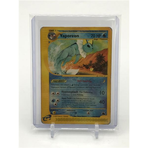 1999 POKEMON TCG VAPOREON TRADING CARD