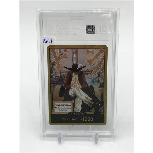 2023 ONE PIECE CARD GAME WORLD CHAMPIONSHIP LUFFY PRIZE DON CARD - TAG GRADE 10
