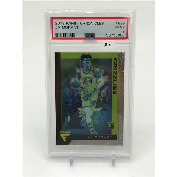2019 PANINI CHRONICLES JA MORANT ROOKIE TRADING CARD - PSA GRADE 9