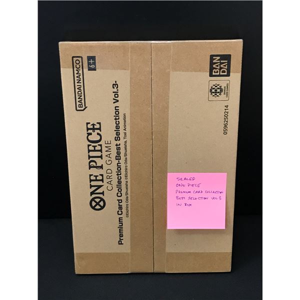 ONE PIECE TRADING CARD BEST SELECTION VOL.3 SEALED CASE