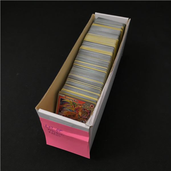 BOX OF POKEMON TCG RARE TRADING CARDS IN BOX