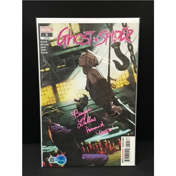 BRYCE DALLAS HOWARD SIGNED GHOST-SPIDER - WWOC COA