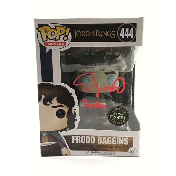 ELIJAH WOOD SIGNED FRODO BAGGINS THE LORD OF THE RINGS FUNKO POP - WWOC COA