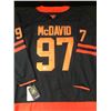 Image 1 : CONNOR MCDAVID SIGNED EDMONTON OILERS CUSTOM HOCKEY JERSEY - ELITE COA
