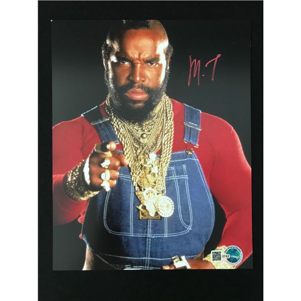 MR.T SIGNED 8X10 - WWOC COA