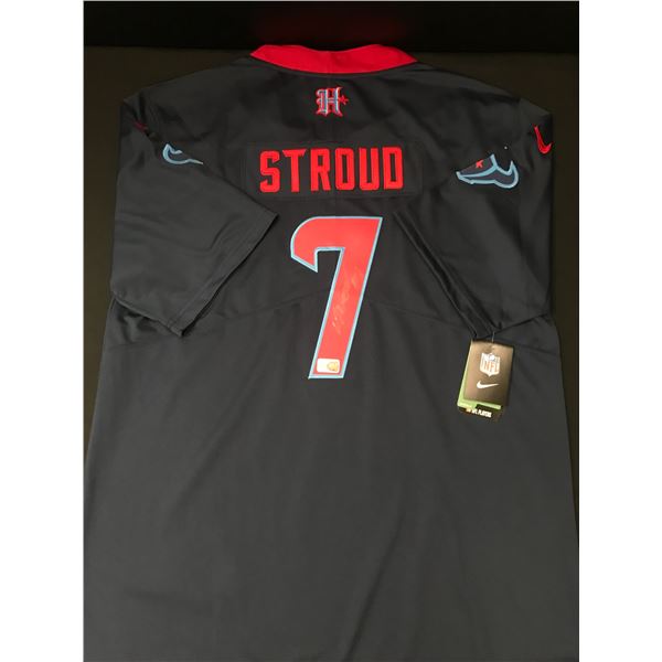 CJ STROUD SIGNED HOUSTON TEXANS CUSTOM JERSEY - ELITE COA