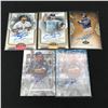 Image 1 : LOT OF 5 SIGNED BASEBALL TRADING CARDS