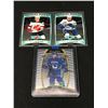 Image 1 : LOT OF 3 HOCKEY ROOKIE TRADING CARDS - JACK AND QUINN HUGHES
