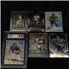 Image 1 : LOT OF 6 FOOTBALL ROOKIE TRADING CARDS