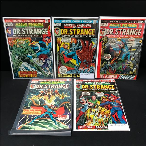 LOT OF 5 MARVEL PREMIERE COMICS - MARVEL COMICS