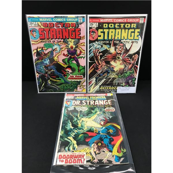 LOT OF 3 DOCTOR STRANGE COMICS - MARVEL COMICS