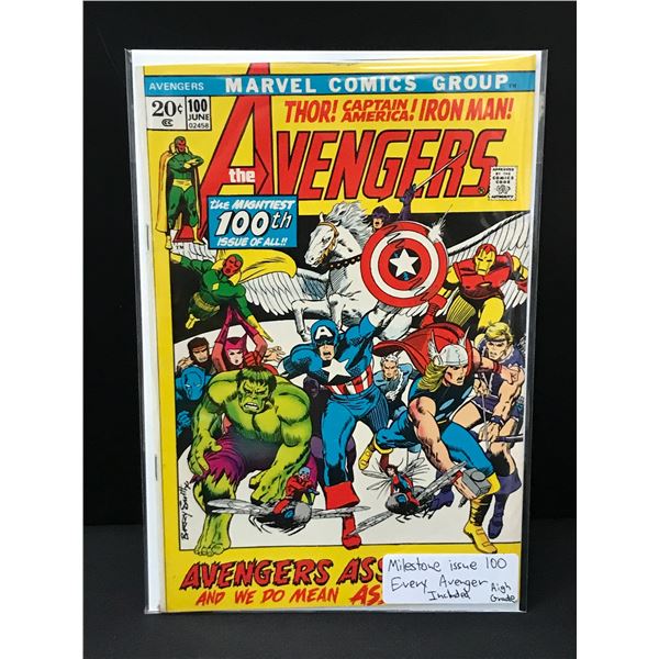 THE AVENGERS #100 (EVERY AVENGER INCLUDED) - MARVEL COMICS