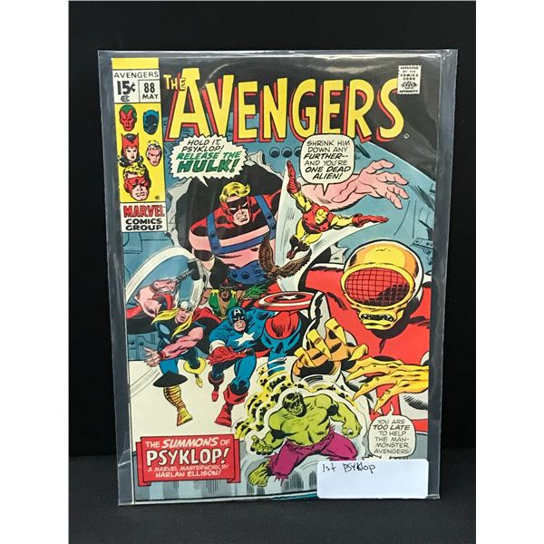 THE AVENGERS #88 1ST PSYKLOP - MARVEL COMICS