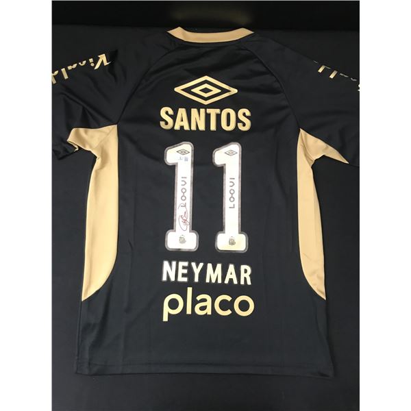 NEYMAR SIGNED SANTOS FC SOCCER JERSEY - BECEKTT COA
