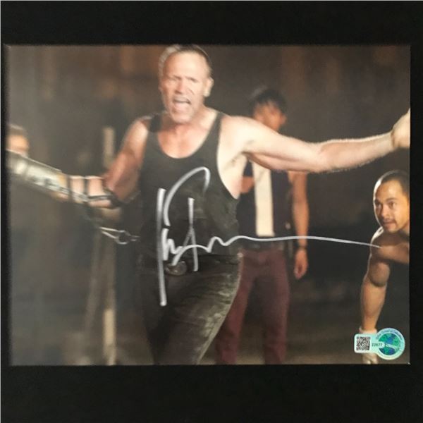 MICHEL ROOKER SIGNED WALKING DEAD 8X10 - WWOC COA