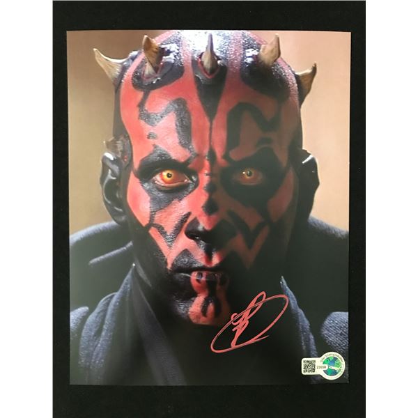 RAY PARK SIGNED DARTH MAUL 8X10 - WWOC COA