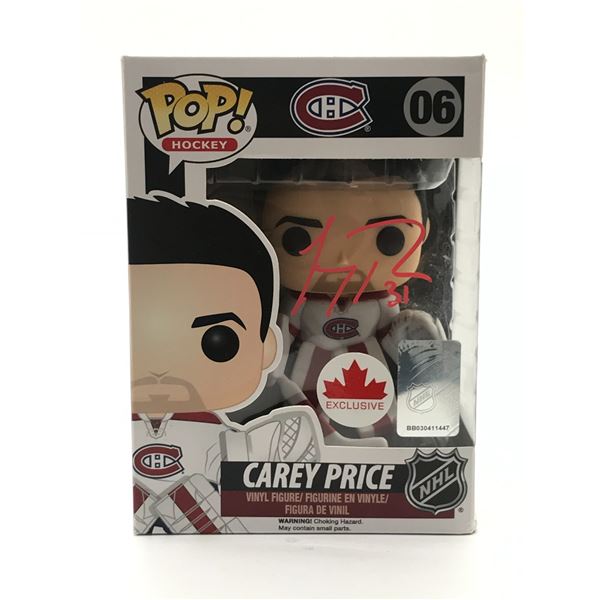 CAREY PRICE SIGNED FUNKO - ACE COA