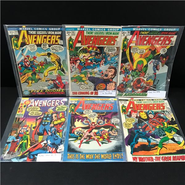 LOT OF 6 AVENGERS COMICS - MARVEL COMICS