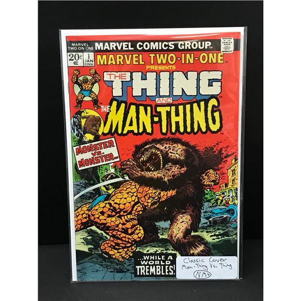 MARVEL TWO IN ONE THE THING AND THE MAN-THING #1 - MARVEL COMICS