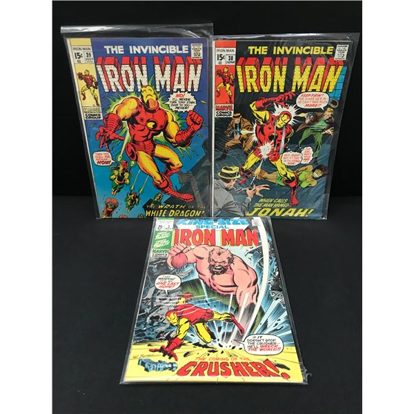 LOT OF 3 IRON MAN COMICS - MARVEL COMICS