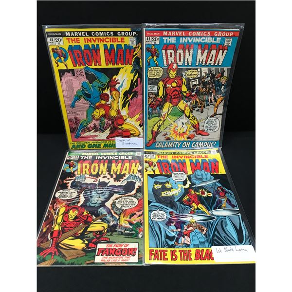 LOT OF 4 THE INVINCIBLE IRON MAN COMICS - MARVEL COMICS