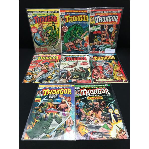 LOT OF 8 THONGER COMICS #22- #29 - MARVEL COMICS