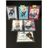 Image 1 : LOT OF 6 SIGNED VANCOUVER CANUCKS HOCKEY TRADING CARDS