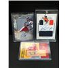 Image 1 : LOT OF 3 SIGNED BASEBALL PATCH TRADING CARDS