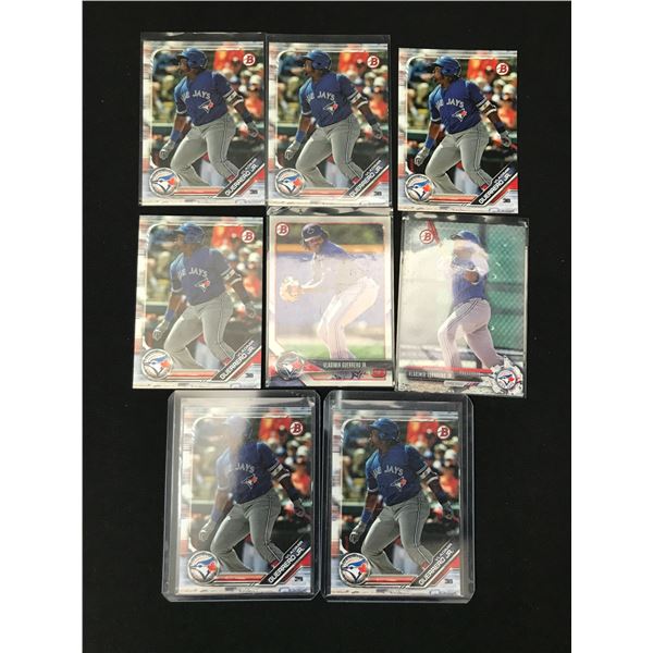 LOT OF 8 VLADIMIR GUERRERO JR ROOKIE CARDS