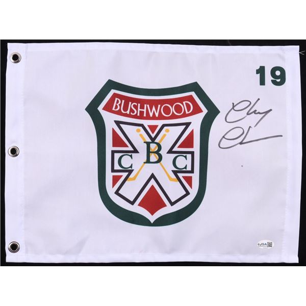 CHEVY CHASE SIGNED BUSHWOOD COUNTRY CLUB GOLF PIN FLAG - JSA COA