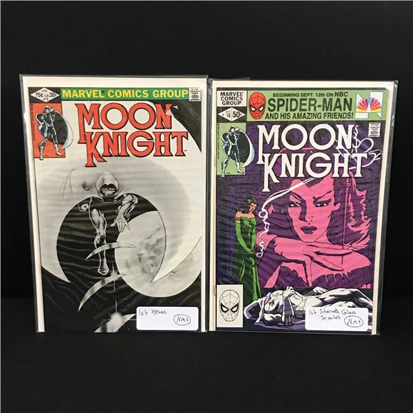 LOT OF 2 MOON KNIGHT COMICS #14 - #15 - MARVEL COMICS
