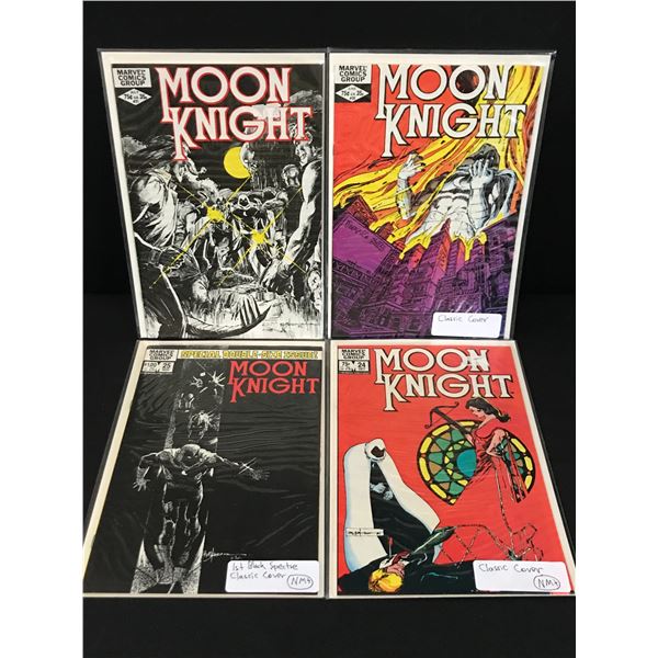 LOT OF 4 MOON KNIGHT COMICS - MARVEL COMICS