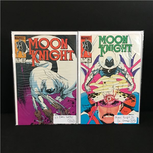 LOT OF 2 MOON KNIGHT COMICS #36 - #37 - MARVEL COMICS