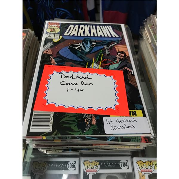 LOT OF DARKHAWK COMICS #1 - #40 - MARVEL COMICS