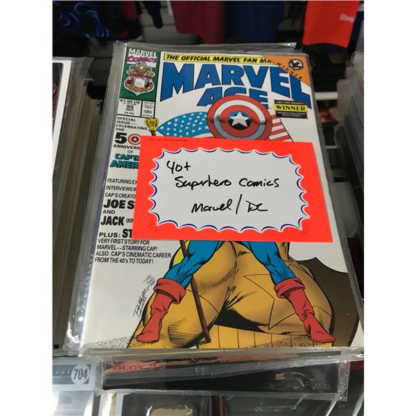 40+ SUPERHERO COMICS - MARVEL & DC