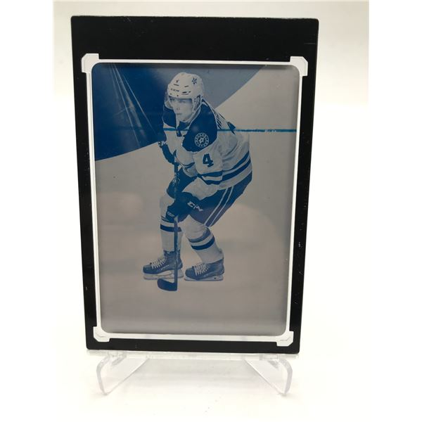 2019-20 UPPER DECK SP MIRO HEISKANEN 1:1 PRINTING PLATE