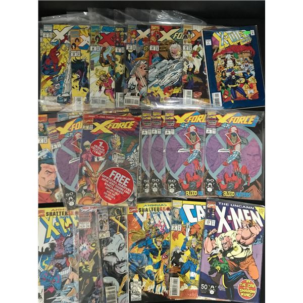 LOT OF X-MEN & X-FORCE COMICS - MARVEL COMICS