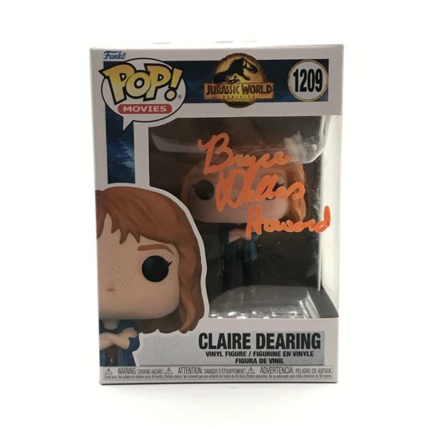 BRYCE DALLAS HOWARD SIGNED CLAIRE DEARING JURASSIC PARK FUNKO POP - WWOC COA