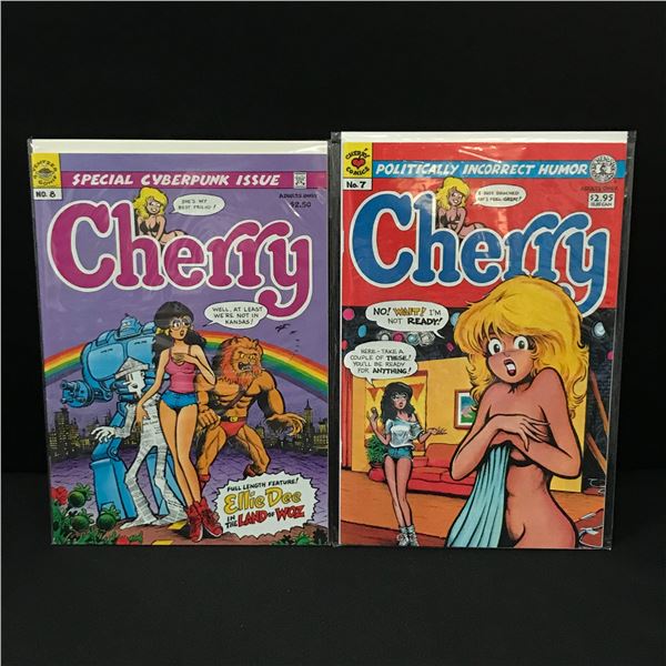 LOT OF 2 CHERRY COMICS #7 - #8 - CHERRY COMICS