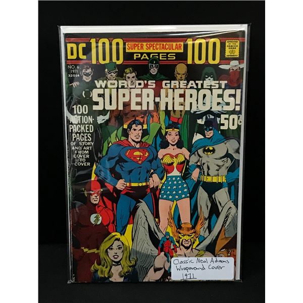WORLD'S GREATEST SUPER HEROES #6 (1971) WRAPAROUND COVER - DC COMICS