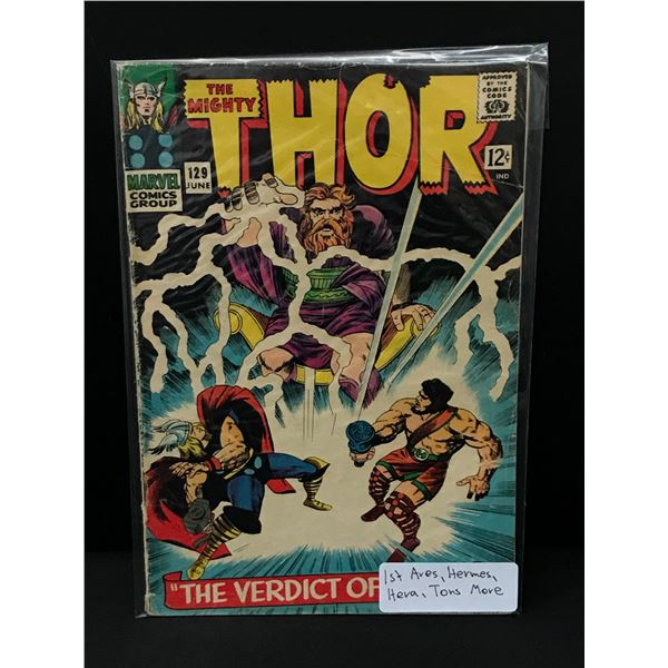THE MIGHTY THOR #129 SEVERAL 1ST APPS - MARVEL COMICS