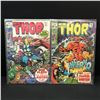 Image 1 : LOT OF 2 MIGHTY THOR COMICS #176 - #177 - MARVEL COMICS