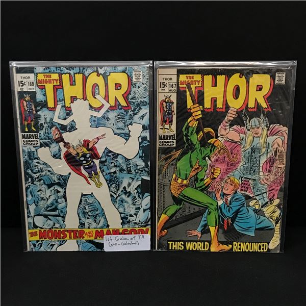 LOT OF 2 MIGHTY THOR COMICS - MARVEL COMICS