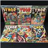 Image 1 : LOT OF 6 MIGHTY THOR COMICS - MARVEL COMICS