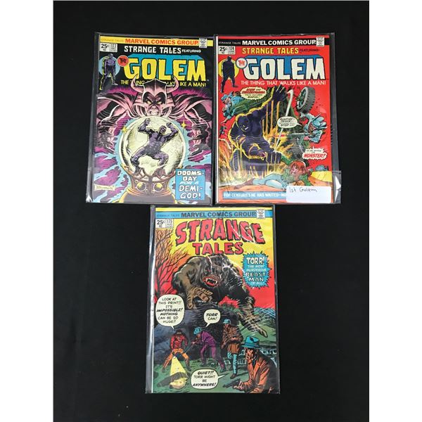 LOT OF 3 STRANGE TALES COMICS - MARVEL COMICS