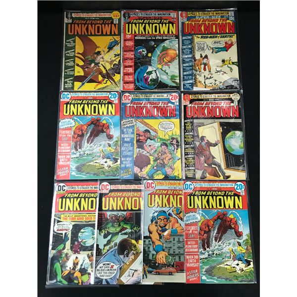 LOT OF 10 FROM BEYOND THE UNKNOWN COMICS - DC COMICS